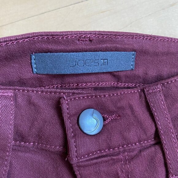 JOES Jeans Burgundy Mid Rise BNWT Skinny Jeans - Picture 4 of 9